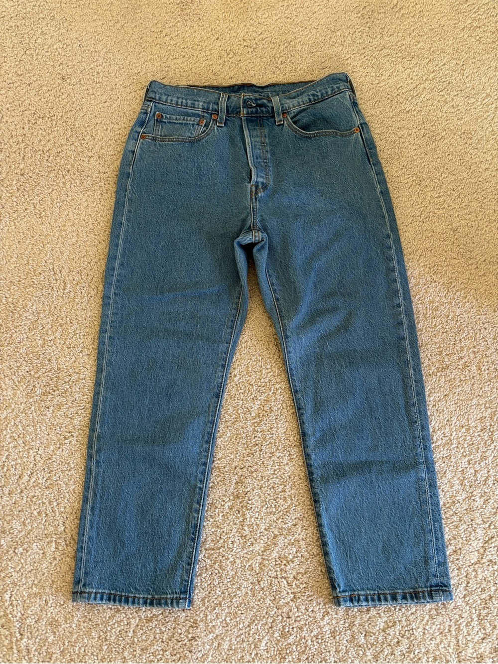 Classic 501 Levi’s Blue Denim Jeans 30x26